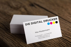 Blank white Business card presentation of Corporate identity on