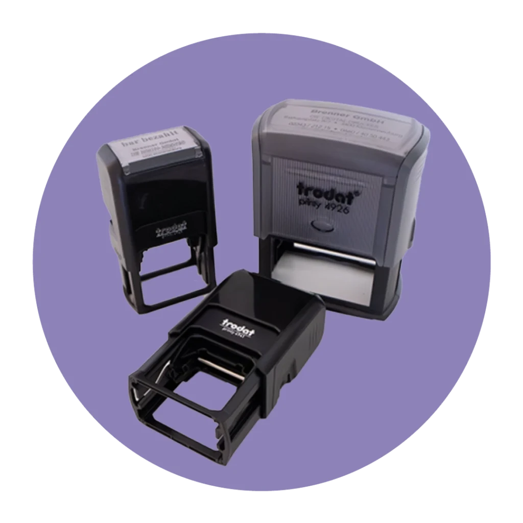 Individuell gefertigter Firmenstempel