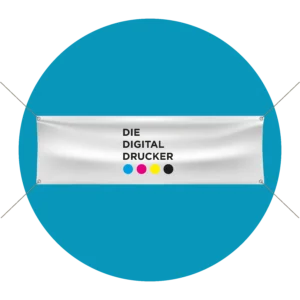 Großformatiges Banner mit individuellem Werbedesign