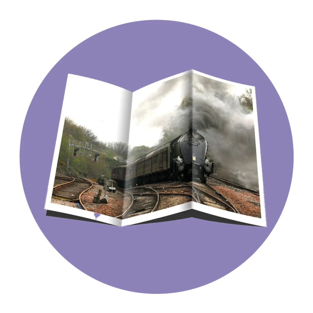 Folder im Digitaldruck