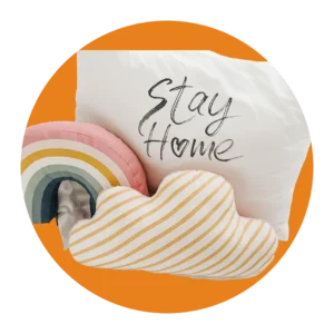 Dekorative Polster mit individuellem Druckmotiv