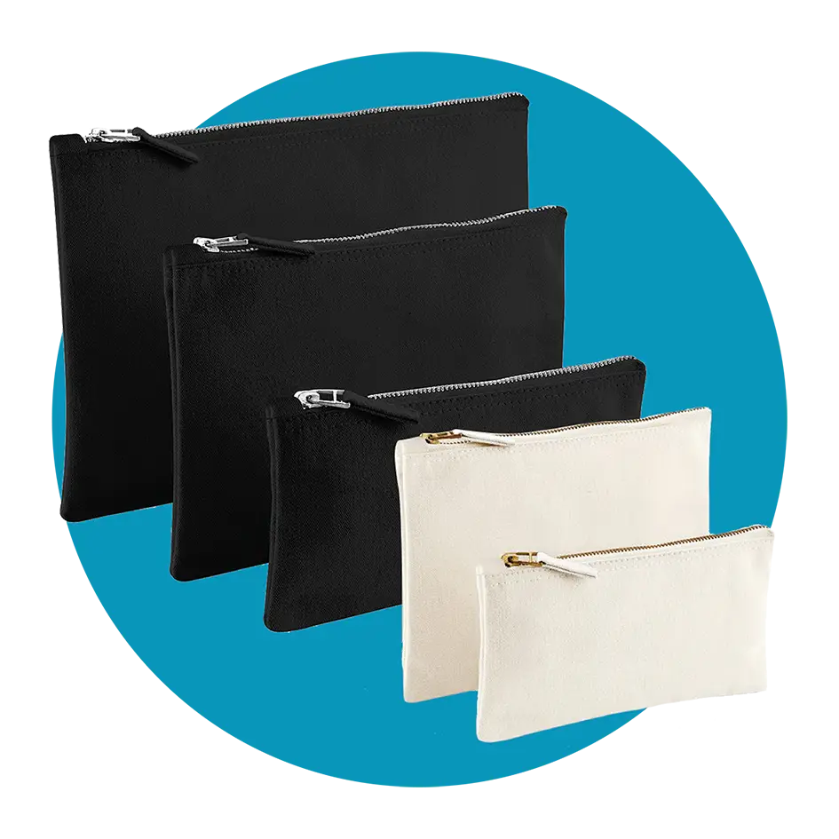 Kleine Täschchen als Kosmetik- oder Organizer-Tasche