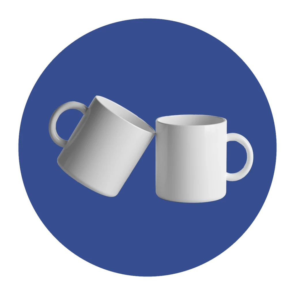 Keramiktasse mit individuellem Druck