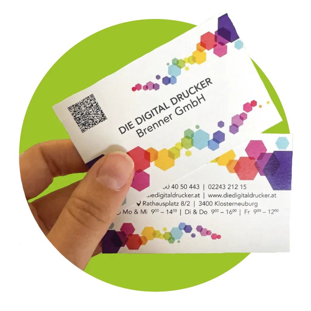 Visitenkarten drucken im Digitaldruck