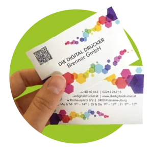 Visitenkarten drucken im Digitaldruck